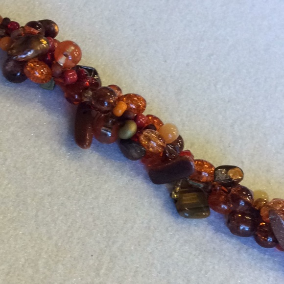 FINAL SALE PRICE CL Designs Rich Fall Colors Necklace - Picture 2 of 5